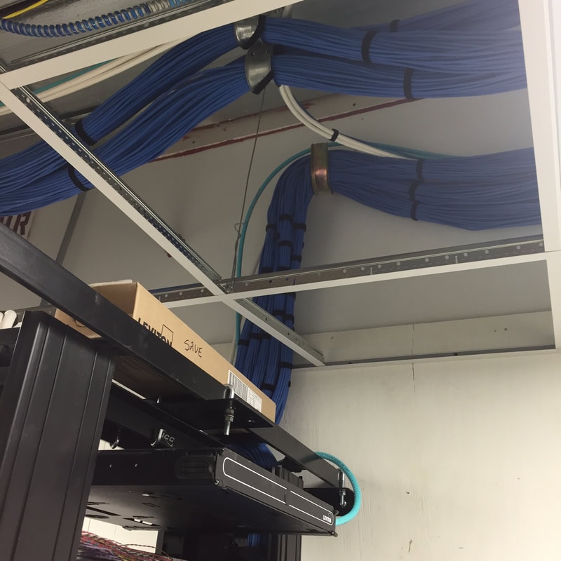 Structured cabling and server rack installation by S&G Technologies
