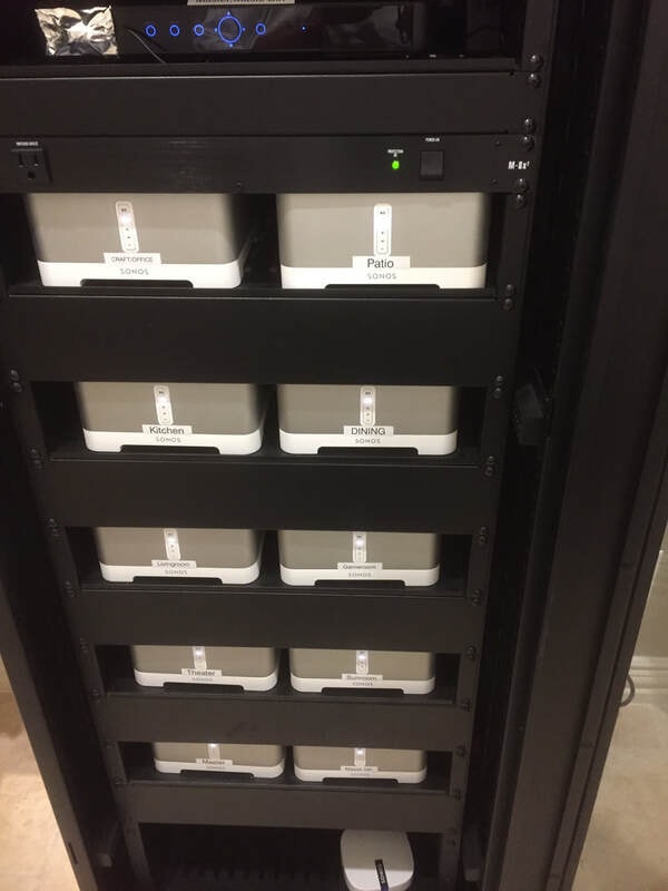 Smart home automation control cabinet installation